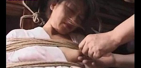  Asian babe gets nipples rubbed